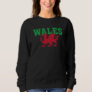 Wales Home Country Welsh Pride スウェットシャツ