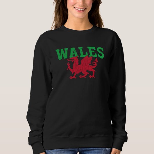 Wales Home Country Welsh Pride スウェットシャツ (正面)