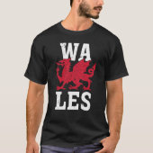 Wales Home Pride Welsh Flag Tシャツ (正面)