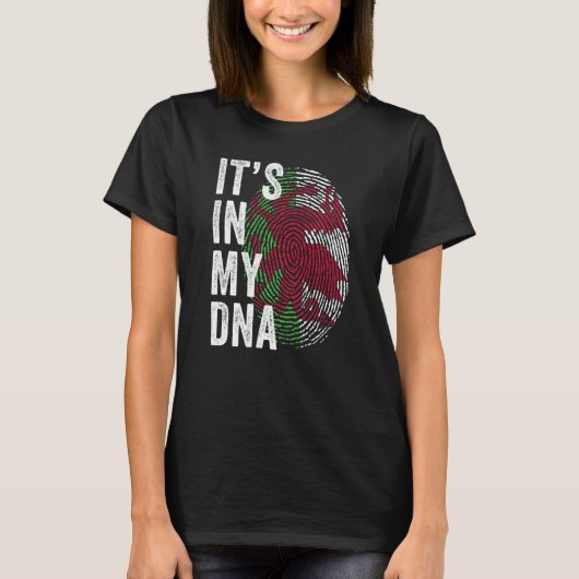 Wales It's In My DNA Cute Welsh Fingerprint Welsh  Tシャツ (正面)