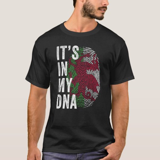 Wales It's In My DNA Cute Welsh Fingerprint Welsh  Tシャツ (正面)