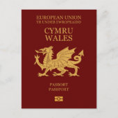 Wales passport ポストカード (正面)