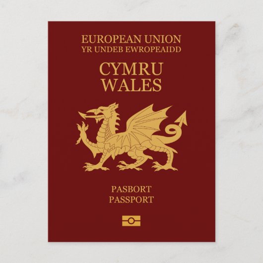 Wales passport ポストカード (正面)