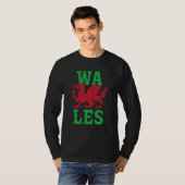 Wales Pride Home Country Welsh Flag Tシャツ (正面フル)