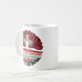 Wales Walisisch Schweizer Schweiz Baum Wurzel Flag コーヒーマグカップ (正面左)