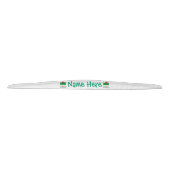 Wales Welsh Flag Green Personalized Name  タイヘッドバンド (正面)