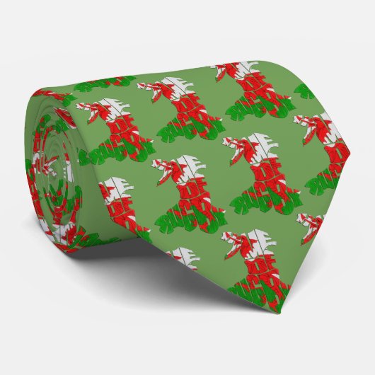 Wales Welsh Rugby Tie ネクタイ (ロール)