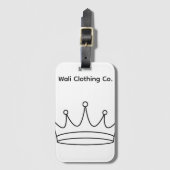 Wali Clothing Co. ラゲッジタグ (正面縦)