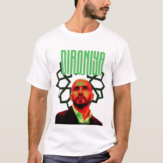Walid Regragui 「Diro Niya」Tシャツ - モロッコ Tシャツ (正面)
