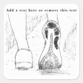 Walkスケッチ用のアウト スクエアシール (正面)