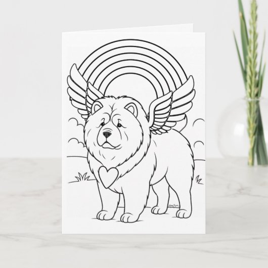 WALK BESIDE US Chow sympathy カード (正面)