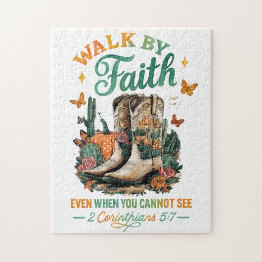 Walk By Faith....  ジグソーパズル (縦)
