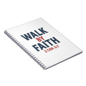 Walk by Faith 2 Cor 5:7  ノートブック (右側)