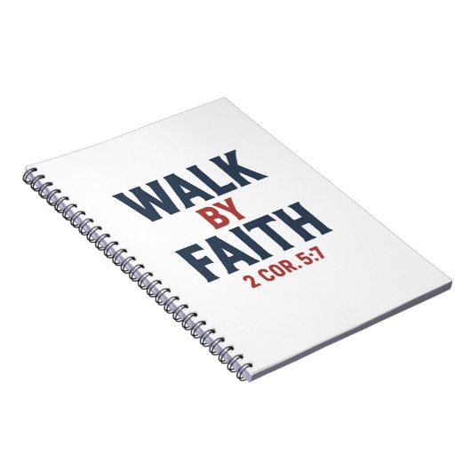 Walk by Faith 2 Cor 5:7  ノートブック (右側)