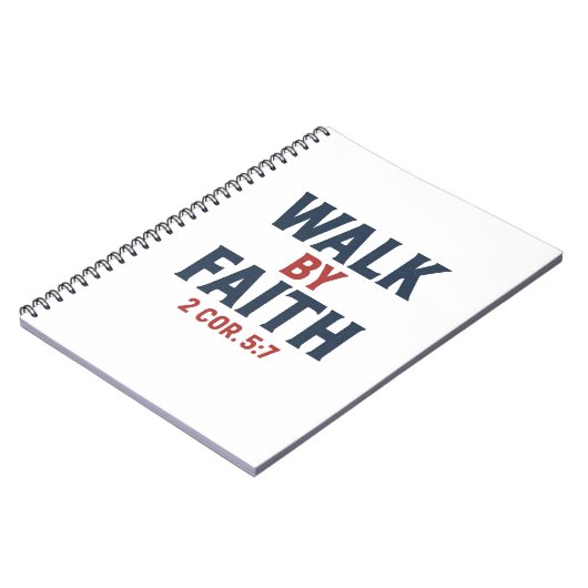 Walk by Faith 2 Cor 5:7  ノートブック (左側)