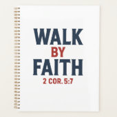 Walk by Faith 2 Cor 5:7  プランナー手帳 (正面)