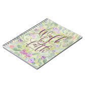 Walk By Faith 2 Corinthians 5:7 ノートブック (左側)