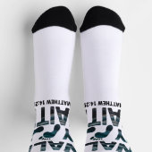 Walk By Faith Christian Ocean  ソックス (上部)