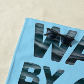 Walk By Faith Christian Ocean ビーチタオル (インサイチュ)