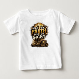 Walk By Faith Not By Sight ベビーTシャツ