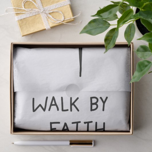 Walk by faith not by sight  薄葉紙 (ギフト)