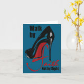 Walk By Faith Not By Sight Motivation Quotes  カード (黄色い花)