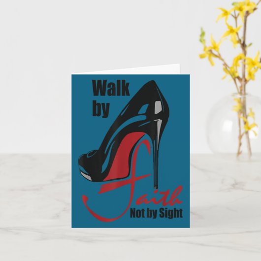 Walk By Faith Not By Sight Motivation Quotes  カード (黄色い花)