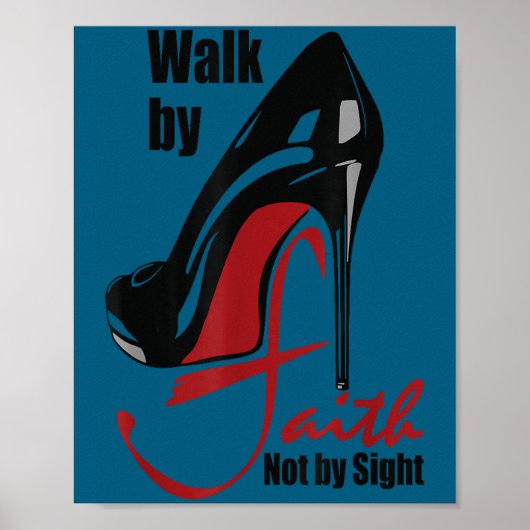 Walk By Faith Not By Sight Motivation Quotes  ポスター (正面)