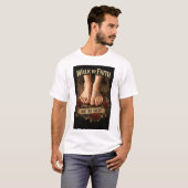 Walk by faith & Romans 10:15 Tシャツ (正面フル)