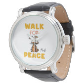 walk for peace  腕時計 (アングル)