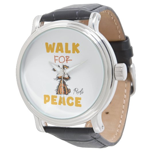 walk for peace  腕時計 (アングル)