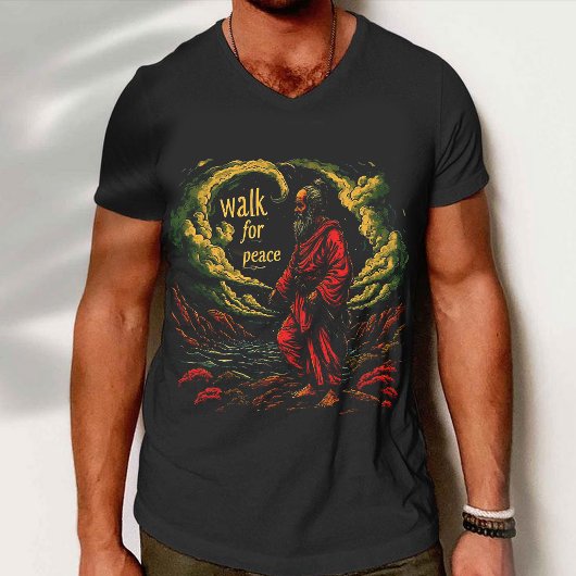 "Walk for Peace" T-Shirt - Peaceful & Stylish  Tシャツ