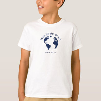 Walk For The World T-Shirt - Boys White Tシャツ