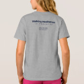 Walk For The World T-Shirt - Girls Dark Gray Tシャツ (裏面)