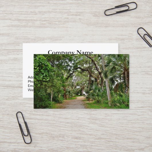 Walk in the Woods Retierment Business Cards 名刺 (正面/裏面インサイチュ)