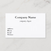 Walk in the Woods Retierment Business Cards 名刺 (裏面)