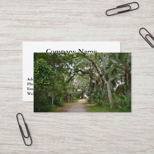 Walk in the Woods Retierment Business Cards 名刺 (正面/裏面インサイチュ)