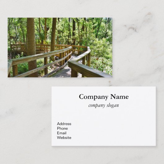 Walk in the Woods Retierment Business Cards 名刺 (正面/裏面)