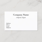 Walk in the Woods Retierment Business Cards 名刺 (裏面)