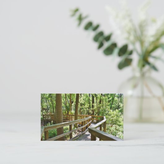 Walk in the Woods Retierment Business Cards 名刺 (スタンド正面)