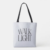 "Walk Light" トートバッグ (裏面)