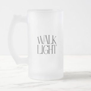 "Walk Light" フロストガラス マグ