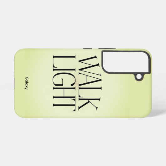 "Walk Light" Samsung Galaxy S22 ケース (裏面横)