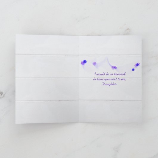 Walk Me Down The Aisle Daughter Request シーズンカード (内部)