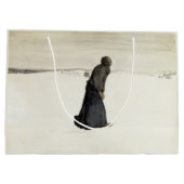 Walk of Death (by Magnus Enckell) ラージペーパーバッグ (裏面)