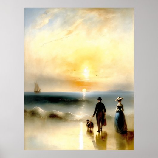 Walk on the beach ポスター (正面)