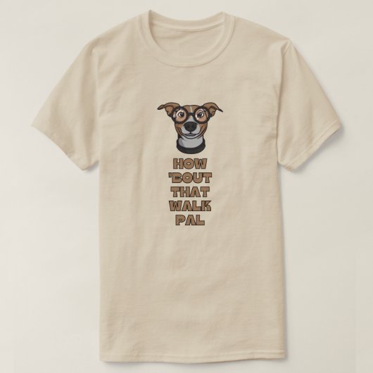 Walk Palについて Tシャツ (デザイン正面)