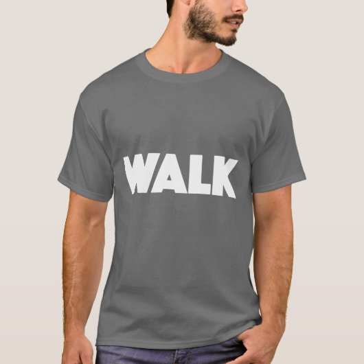 Walk Quote Style boy Tシャツ (正面)