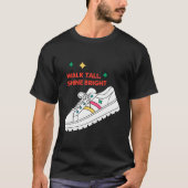 Walk Tall Shine Bright Platform Shoe 70s Tシャツ (正面)
