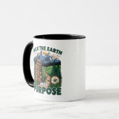 Walk the Earth With Purpose Coffee Mug マグカップ (正面左)